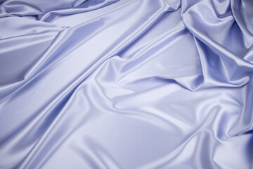 Shot of waves made of light purple colored silk