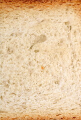 Macro bread texture background, close up.
