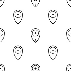placeholder icon pattern. Seamless placeholder pattern on white background.