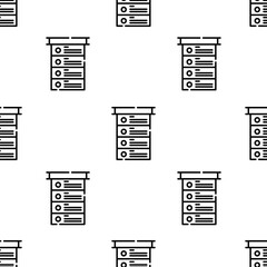 list icon pattern. Seamless list pattern on white background.