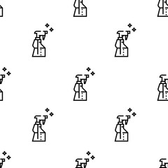 spray icon pattern. Seamless spray pattern on white background.