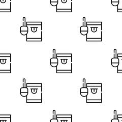 candy icon pattern. Seamless candy pattern on white background.