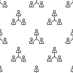 network icon pattern. Seamless network pattern on white background.