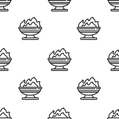 fire icon pattern. Seamless fire pattern on white background.