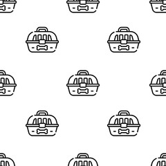 cage icon pattern. Seamless cage pattern on white background.