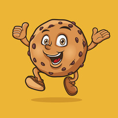 Smile Cookies Mascot Vector Design