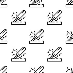 wood icon pattern. Seamless wood pattern on white background.