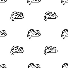 mouse icon pattern. Seamless mouse pattern on white background.