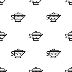 sauce icon pattern. Seamless sauce pattern on white background.