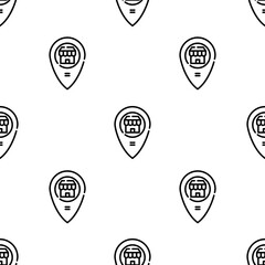 placeholder icon pattern. Seamless placeholder pattern on white background.