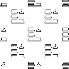 laundry icon pattern. Seamless laundry pattern on white background.