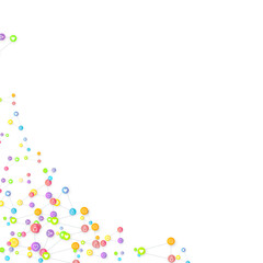 Social media marketing icons internet tags target