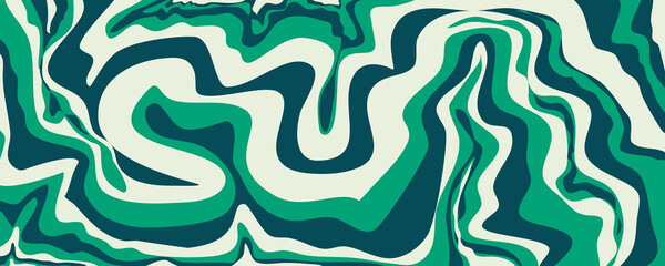 Retro marble 60s wave pattern. Abstract swirl 60 s background. Psychedelic retro wave wallpaper. Modern background design. Abstract 60s 70s psychedelic design.