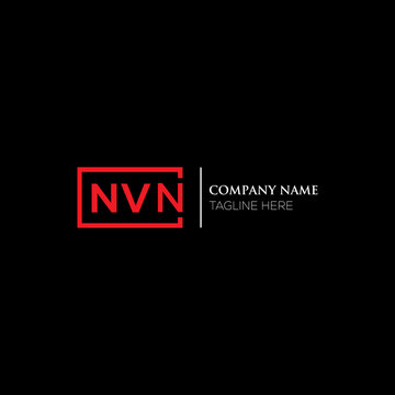 NVN letter logo creative design. NVN unique design.
