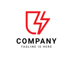 B Bolt electric light logo