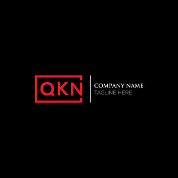 QKN letter logo creative design. QKN unique design.
