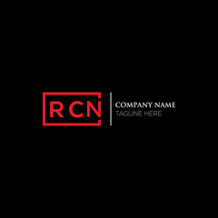 RCN letter logo creative design. RCN unique design.
