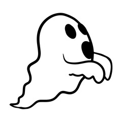 Spooky  Ghost Halloween.