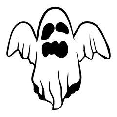 Spooky  Ghost Halloween.