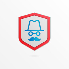 Gentleman detective agent logo