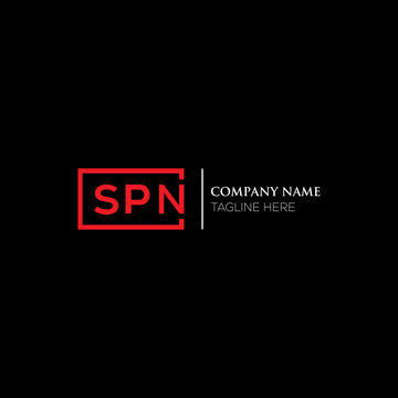 SPN letter logo creative design. SPN unique design.
