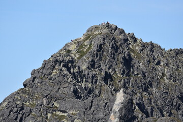 Świnica, szczyt, Tatry, lato, góry