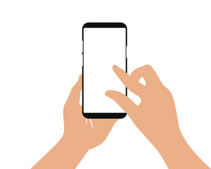 mobile in hand vector quantity

