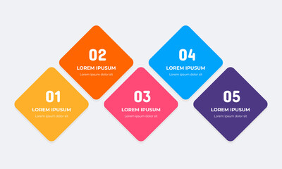 Modern business infographic. Business concept with 4 steps.
