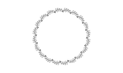  Frame leave vector. Hand Drawn Floral frame. Floral vintage decorative floral frame.