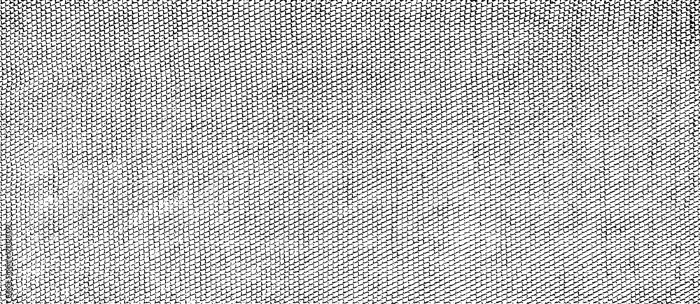 Wall mural vector fabric texture. distressed texture of weaving fabric. grunge background. abstract halftone ve