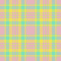 Plaid seamless pattern. Check fabric texture. Vector textile print.
