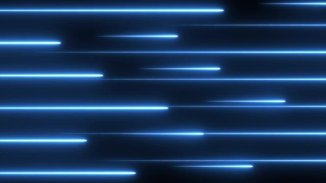 Light neon blue line abstract motion background
