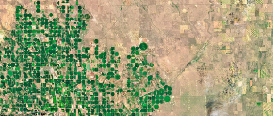 Greeley fields, US, Circular fields 