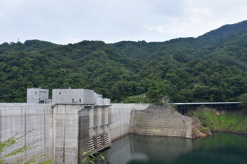 群馬県吾妻郡　八ッ場ダムの風景