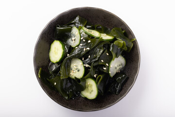 きゅうりとワカメの酢の物