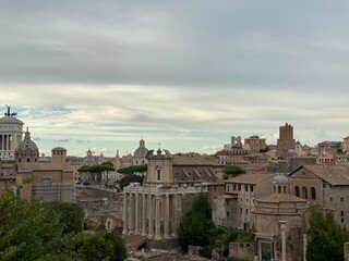 Forum Romanum, Rom Italien, Kirche, Geschichte, Religion, Architektur, Kunst, Bauwerk, Alt, Monument, Kunst, Kirche, Bildhauerei, Bewölkter Himmel, Garten, Park, Panorama, Römer, Garten, Historisch