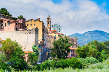 Obraz premium Ventimiglia, Italy, Liguria region