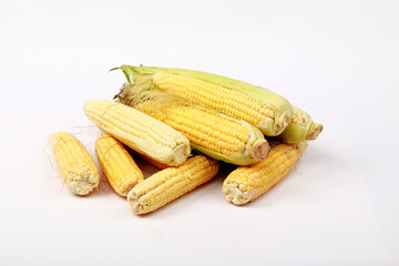 ears of corn in the studio