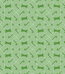 Abstract Celtic Knot Lines Seamless Vector Pattern Minimalist Psychedelic Hypnotic Pattern Retro Minimalist Design Perfect for Home Interior Design or Upholstery Fabric Allover Print