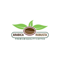 illustration of a coffee design logo vector