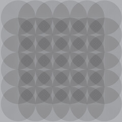 Obraz premium vector for background and texture of circles of black lines on a white background superimposed forming