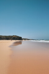 In the beach