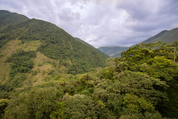 Obraz premium landscapes from the mountains and roads to villavicencio meta