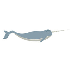 Obraz premium narwhal whale animal
