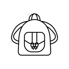 Handbag womens vector icon outline black. EPS 10.. Female crossbody illustration. Flat outline sign. Shop online concept. Ladies casual accessory..... Apparel store symbol. Isolated on white