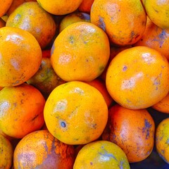 oranges at the market