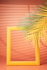 Summer background pink design. - Summer concept..