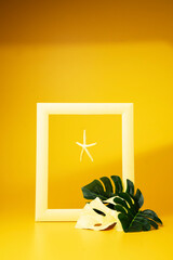 Summer background yellow design. - Summer concept..