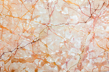 Natural pink marble with old cracked. Marble texture for a background