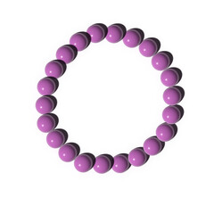 3D Realistic beaded bracelet flat icon. You can be used beaded bracelet icon for several purposes.